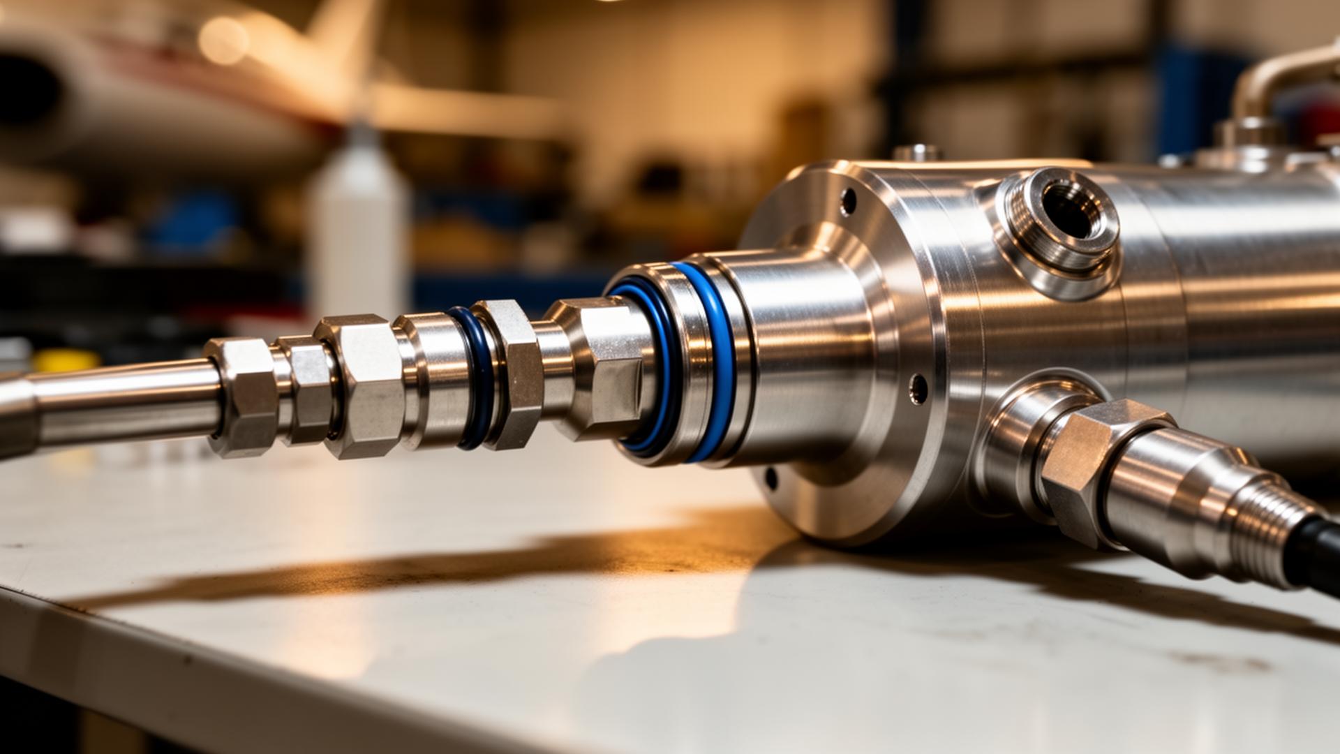 Componente hidráulico aeronáutico